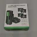 Rechargeable Controller Battery Pack for Xbox,2x4800mWh(2000mAh) Batteries Pack with USB-C Charging Cable for Xbox Series S|X/Xbox One S/One X/One Elite Remote Play and Charge Kit with 4 Cover(2 Pack)