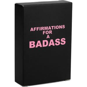 Badass Affirmation Cards - Daily Motivational and Inspirational Cards for Women