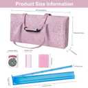 TIASUSAN American Mahjong Game Set, 166 Pink Tiles, Pink Bag and Entire Accessories, 4 All-in-One Rack/Pushers, Mahjong Tiles Set