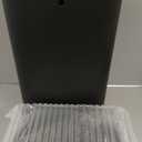 BestOffice Black Plastic Touch Free High-Capacity Garbage Can with Lid, 49L/13G, Rectangular, Quiet Close, Kitchen, Bedroom, Bathroom, Office