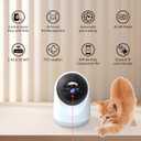 Pet Camera Indoor with Laser Toy 4MP 2.4/5GHz WiFi, 2.5k HD Cat Camera with Phone App, Night Vision & Motion Detection Alerts - APP Remote Control Interactive Device for Dog Cat Monitoring Security
