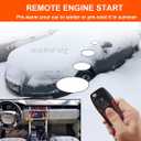 1. Car Keyless Entry Security Alarm System + 2. Remote Engine Starter + 3. Push to Start Stop Iginition Kit Button, 3 in 1 Car Alarm