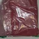 Hiasan Christmas Room Divider Curtains Blackout Patio Sliding Door Curtain Privacy Room Thermal Insulated Noise Reduction Panel with Back Tab & Rod Pocket for Glass Door (80 x 84 Inches, Burgundy)