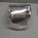 OOU Kitchen Knife Block Set - 15 Pieces High Carbon Stainless Steel Chef Knife Sets, Anti-Rust Black Knives Set with Built-in Sharpener Block, Brown