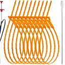 34inch Drain Snake (1pc), 25inch Hair Drain Clog Remover (10 pcs) & 18Inch Cleaner Brush (2 pcs), Sink Plumbing Snake Drain Tool Unclogger Tool Set For Kitchen, Bathroom Tub, Sewer, Toilet