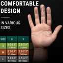 BeaverCraft Wood Carving Gloves CRG - Cutting Cut Resistant Gloves Level 5 for Whittling, Woodworking, Food Prep (Medium)