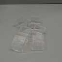 6Pcs Transparent Clear Tiramisu Cake Boxes Dessert Containers for Birthday Parties Cafes and Catering Smooth Surface Square Tiramisu Holders Protect Cookies Pastries