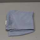 Laolitou Table Cloth Rectangle Linen Waterproof Textured Light Blue Tablecloth, Washable Wrinkle Free Spill Proof Fabric Tablecloths for Dining Table Farmhouse Kitchen Holiday, 52x70 Inch