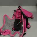 Escape Proof Dog Harness for Large Medium Sized Dogs Six Point Adjustable, Service Dog Vest Harness and Leash Set, No Pull Dogs Harnesses with Handle, Medium Dog Harnesses for Walking (Pink, S)