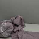 SE SOFTEXLY Muslin Duvet Cover King Size, 100% Washed Cotton Duvet Cover Set, Ultra Soft Comforter Cover Linen Like, 3 Pieces Minimalist Gauze Duvet Cover with 2 Pillowcases, 90"x104", Purple Grey