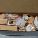 35 Pcs Dollhouse Furniture Accessories Set Mini House Furniture Small Dollhouse Miniature Furniture Play House Accessories 1:12 Tiny Kitchen Bedroom LivingRoom Bathroom Boy Girl Toddler3Y+