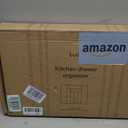 Utoplike Bamboo Kitchen Drawer Organizer, Adjustable & Expandable, Knife Drawer Organizer, Set of 3, Brown