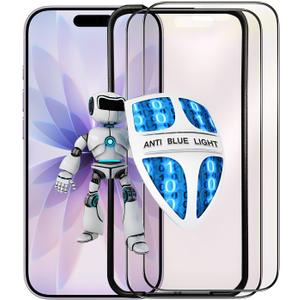 PERFECTSIGHT Anti Glare Blue Light Screen Protector for iPhone 17 Pro Max 6.9 Inch - Eye Protection Anti Eye Fatigue - 1 Pack Sapphire Matte Anti 8 Radiations Blue Light Blocking Tempered Glass