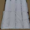 Joyclub 25 Pack Sublimation Tumblers 20 oz Sublimation Blanks Skinny Straight Flat Edge Tumbler Bulk with Lid and Straw White Cups for Heat Press