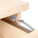 Coolrunner Thickened Version Child Safety Drawer Locks, 8 Pack Safety Invisible Drawer Latches with Strong Adhesive and Screw for Baby Care, Only fit for Some Drawers, Please See Below Before Buying