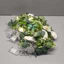 2 Pack Artificial White Rose Vines - 11.8ft Flexible Garland for Wedding Arch, Wall Vines & Table Decor | Faux Flower Vines