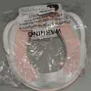 Jool Baby Potty Training Seat for Boys and Girls With Handles, Fits Round & Oval Toilets, Non-Slip with Splash Guard, Includes Free Storage Hook (Pink)