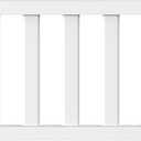 Child Craft Toddler Bed Guard Rail Converts London and Hampton 4-in-1 Convertible Crib into Toddler Bed, Made of Pinewood, Non-Toxic Finish (Matte White)