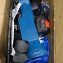 12" Cordless Chainsaw with 2x4.0Ah Batteries, 1200W High Power Electric Chainsaw with Auto Oiler & 4 Chains, 14m/s Fast Cutting Portable Saw for Tree Pruning & Yard WorkBlue