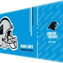 Large Gaming Mouse Pad, Extended Desk Mousepad with Stitched Edges, Football Computer Keyboard Pad,Light Blue Design for Sport Fans, 31.5 x 11.8 in