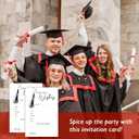4 x 20 Graduation Party Wishes and Advice Cards, Grad Party Announcement Graduation Wish Card, Grad Celebration Party Activity Favor Supplies -b02