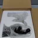 Decorative Bookends, Ceramic Book Ends for Shelves, Home Office Decor Aesthetic Book Stopper Reading Book Holders Statues for Bookshelf Bedroom Living Room Decoration (White and Black)