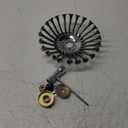 8 Inch Steel Wire Weed Eater Blades, Universal Weed Eater Attachments, Brush Cutter Trimmer Blade with Universal Adapter Kits, Unbreakable Wired Weed Eater Head Replacement for Removing Moss Weed Rust