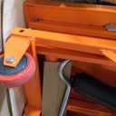 VEVOR Hydraulic Lift Table Cart, 330lbs Load Capacity 50 Inch Lifting Height, Manual Single Scissor Lift Table with Non-Slip Pad and 4 Wheels, Hydraulic Scissor Cart for Material Handling, Orange