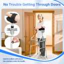 1 pcs Walker Platform Attachment with Adjustable Padded Cuff - Walker Platform Accessory to Preventing The Bracket from Sliding Down - U-Shaped Clamp Design Compatible with Most Walkers on The Market