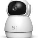 YI Dome Guard WiFi Surveillance Camera, 360° 1080p Security Camera, PZT with Motion Detection, Two-Way Audio, Infrared Night Vision, Supports Memory Card, YI Home for iOS/Android/Windows