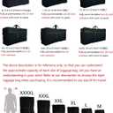 DoYiKe Extra Large Storage Duffle Bag with Zippers and Handles, Big Foldable Duffle Bag for Travel
