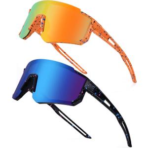 Kids Baseball Sunglasses - Youth Baseball Sunglasses for Boys Girls - Sports Softball Shades Age 4-10