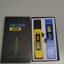 VIVOSUN Digital pH and TDS Meter Kits, 0.01pH High Accuracy Pen Type pH Meter  2% Readout Accuracy 3-in-1 TDS EC Temperature Meter for Hydroponics, Pool and Aquarium, Yellow Blue, UL Certified