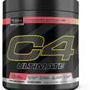 C4 Ultimate Pre Workout Powder Watermelon - Sugar Free Preworkout Energy Supplement for Men & Women - 300mg Caffeine + 3.2g Beta Alanine + 2 Patented Creatines - 20 Servings (11.5 Ounce (Pack of 1))