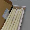 Homemory 12 Pcs Flameless Taper Candles with Remote Timer Dimmer, 11 inches Ivory Taper Candles Battery Operated, Plastic LED Candlesticks with Flickering Flame for Halloween Christmas Church Wedding
