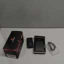 DR.PREPARE Projection Alarm Clock, Adjustable Projection Focus, Wireless Indoor Outdoor Temperature Humidity Monitor, 180 Projector, Snooze, Weather Forecast, Dual Alarms for Bedroom, Heavy Sleeper