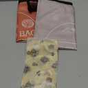 Bread Bags for Homemade, Beeswax Reusable Bread Bag for Sourdough 2-Pack, XL-Reusable Waxed Food Storage Bag to Keep Sourdough Fresh, Freezer-Safe, Eco-Friendly (Orange&Grey)