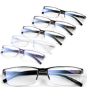6 pack Executive Style Reading Glasses Men - Durable Readers with 99% Blue Light Blocking - Comfortable Fit with TR90 Frames