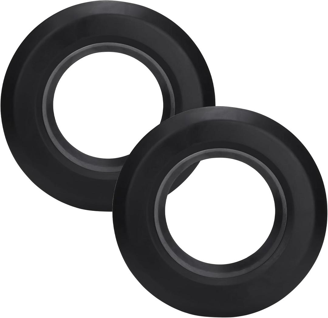 2-Pack 2" Flexible Tank Adapter, for Attaching 2-inch pipe to Curved Surfaces, Storage Drums, Bulkhead Pipe Fitting, Buckets, and More