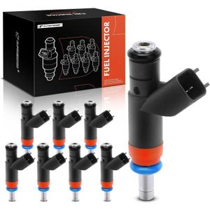 A-Premium Fuel Injectors Compatible with Ram 1500, 2500, 3500 & Dodge Ram 1500, Ram 2500, Ram 3500 2009, Charger, Durango, Challenger, Magnum & Jeep Grand Cherokee & Chrysler 300, Aspen 8-PC Set