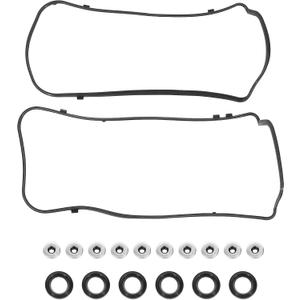 X AUTOHAUX VS50773R Engine Valve Cover Gaskets Seals for Honda Pilot Accord Odyssey Ridgeline 3.5L 3.7L 208-2015 for Acura MDX RDX ZDX RL TL TSX 2008-2017 VS50559/12030RJA000