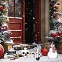 12 PCS Large Horror Christmas Decorations 3D Spooky Creepy Christmas Tree Picks Gingerbread Man Ghost Snow Prop Zombie Signs Lawn Outdoor Decor for Xmas Tree Topper Home School Office Vase Patio Dcor