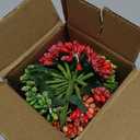 144pcs Artificial Mini Flower Stamen Pistil and Soft Stem,20mm Tiny Berry for DIY Wedding Make Bridal Hair Clips,Cake Top,Wrist Corsage Boutonniere,Candle Rings Wreath Bracelet Flower (Multicolor)