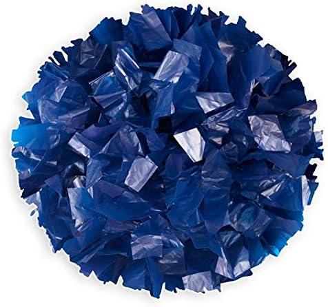 6 inch 2 Color Plastic Poms in a Pair