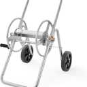 VEVOR Hose Reel Cart, Hold Up to 175 ft of 5/8 Hose (Hose Not Included), Garden Water Hose Carts Mobile Tools with Wheels, Heavy Duty Powder-Coated Steel Outdoor Planting for Garden, Yard, Lawn