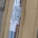 18 Ft V-Track Galvanized Inverted V Track for 1'' OD V-Groove Sliding Gate Rollers Driveway Gate with Hammer Drive in Anchors, Heavy Duty Sliding Driveway Gate Track