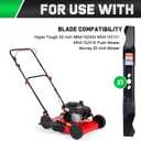 Grasscool 2105300125A 20 Mower Blade Compatible with Hyper Tough Murray 20 inch MNA152505 MNA152701 Push Mower(Oval Center Hole)