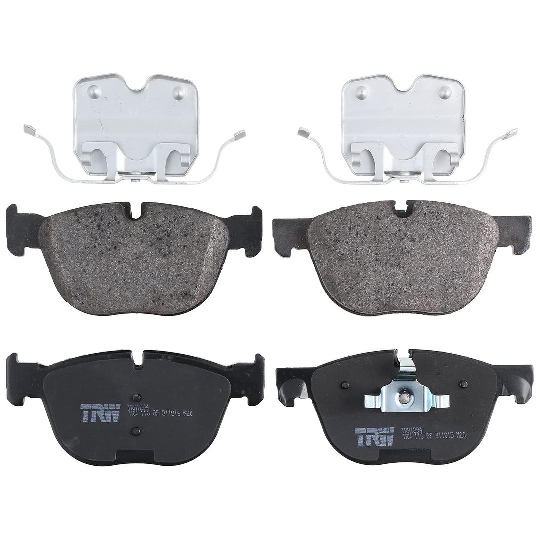 TRW Pro TRH1294 Disc Brake Pad Set For BMW X5 2007-2018, Front, And Other Applications