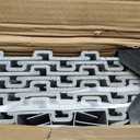 Ezlaino Slatwall Paneling, 48ft AssembledSize, 8Pcs 41ft PVC Wall Panels