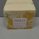 supernal 200pcs 6" Gold Dessert Plates Glitter with 5.7" Plastic Forks,Disposable Square Plates for 100 Guests,Party Plastic Salad Plate Appetizer Square Plates Suit for Party, Wedding